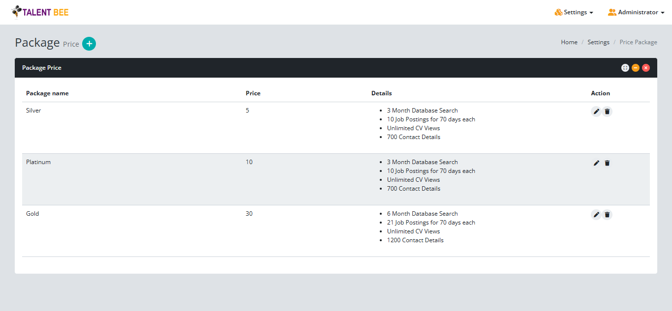 database installation