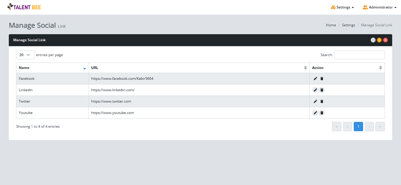 database installation