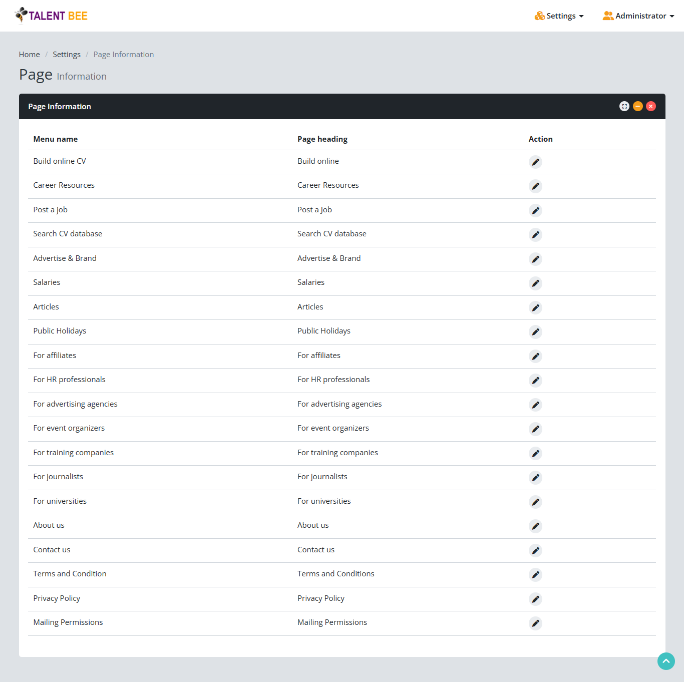 database installation
