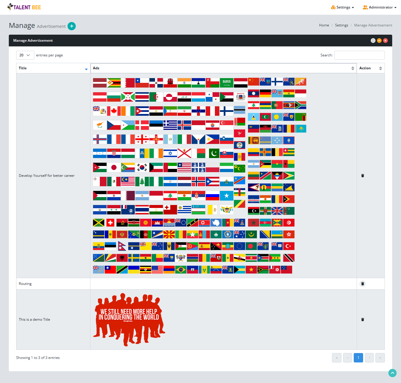 database installation